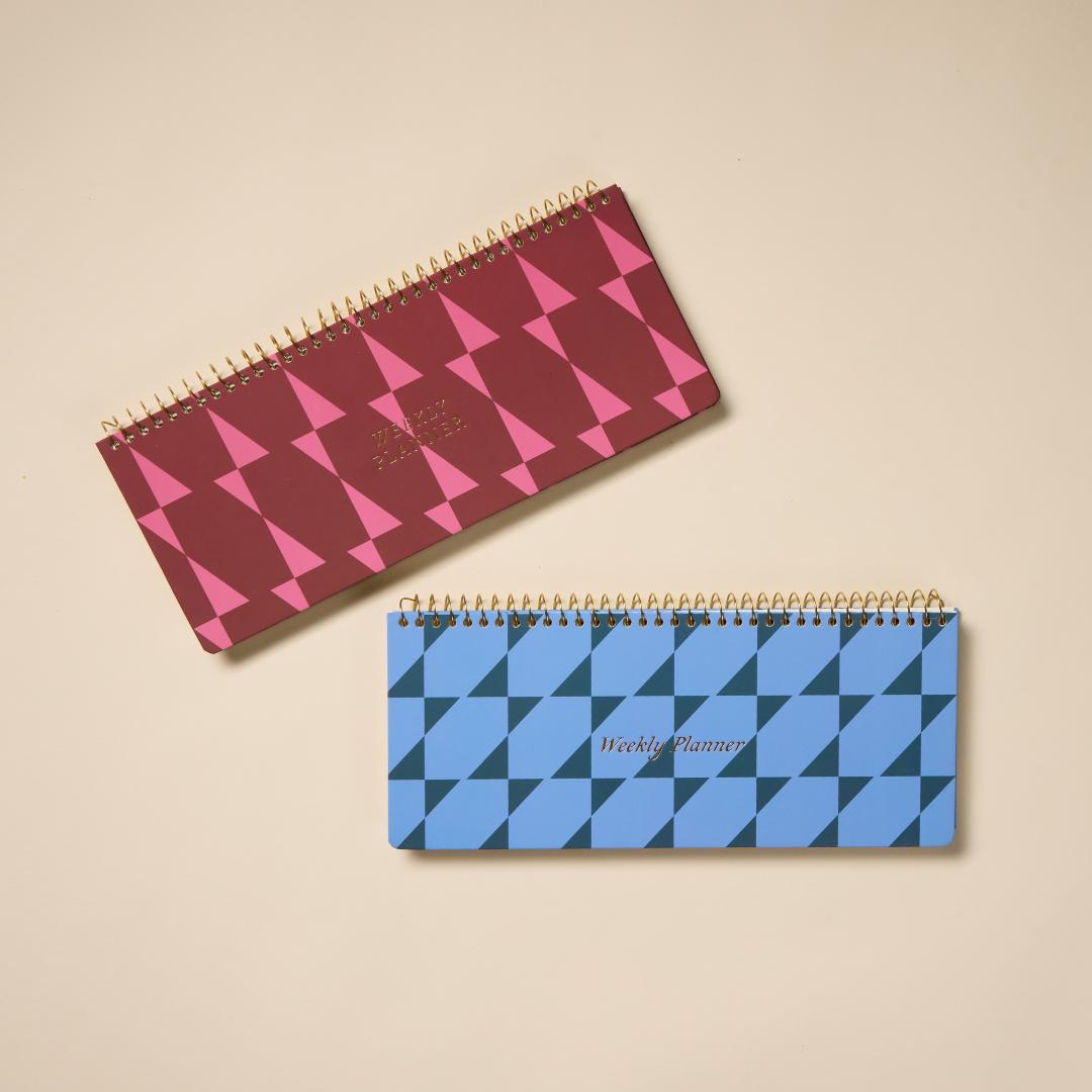 Planificador Semanal apaisado Blue & Navy