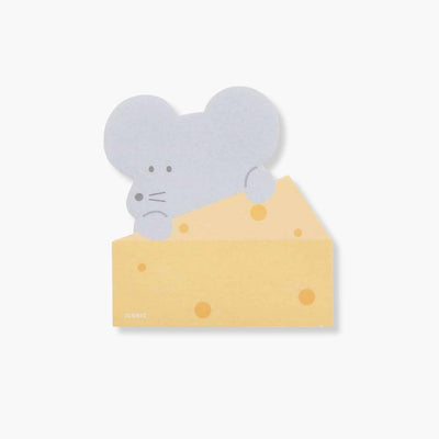 Bloc de notas ICONIC Peekaboo Mouse, diseño de ratón, 60 hojas, compacto 9x7 cm.