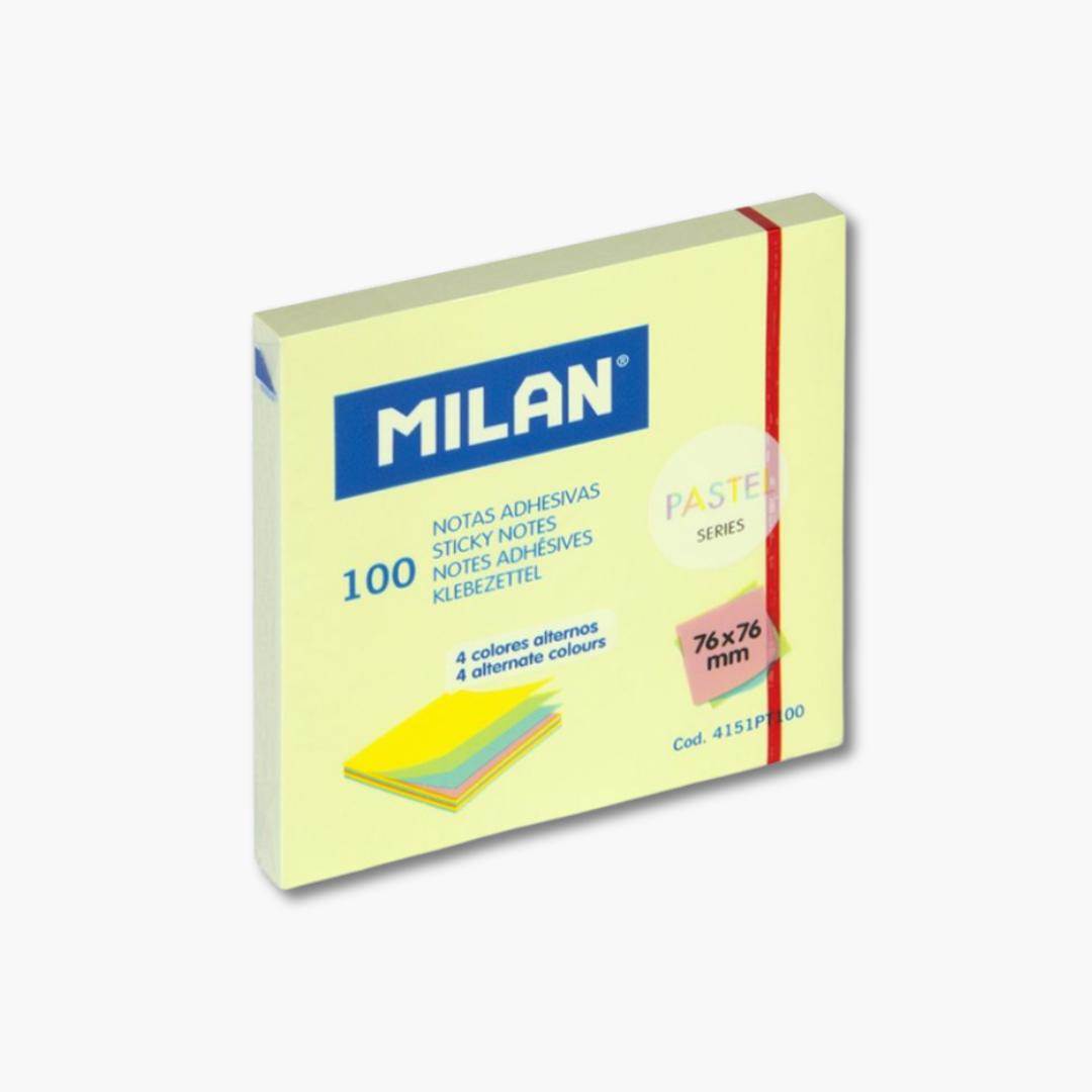 bloc de notas milan en colores pastel