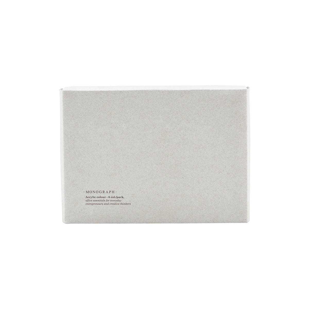 Set de Pinturas Acrílicas Monograph en caja minimalista.