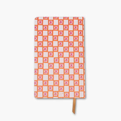 Cuaderno Tulip Journal Orange Check