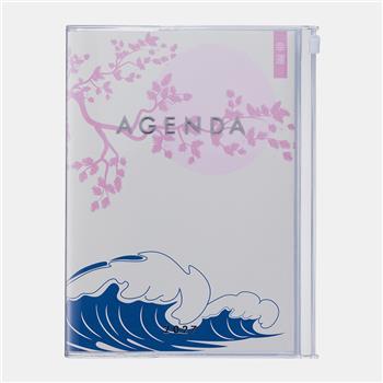 Agenda A5 2027 MARK'S con estampado de olas