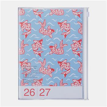 Agenda A5 2027 MARK'S con estampado de pez