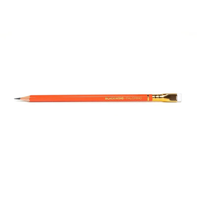 Lápiz BLACKWING Palomino Orange de edición limitada, color naranja vibrante, con mina de grafito extra firme y férula dorada.