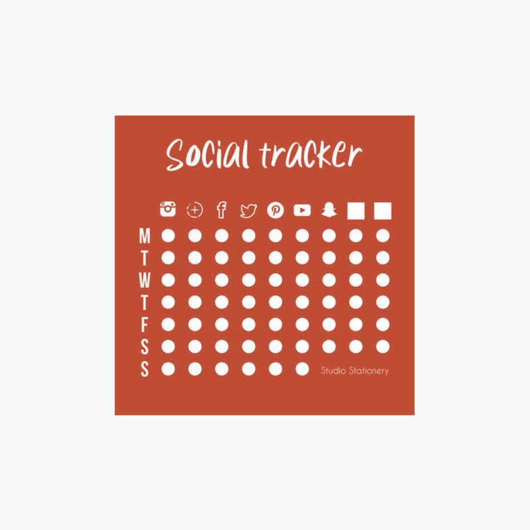 mini bloc de notas para anotar publicaciones en redes sociales
