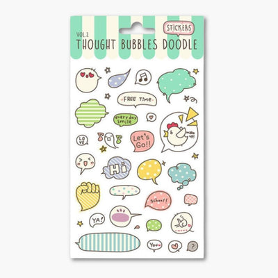 pegatinas con doodles