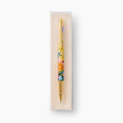 Elegant Portaminas Marguerite with floral design and golden details by Rifle Paper Co.