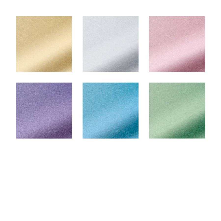 Set Rotuladores Metallic Brush en seis colores metálicos en papeles y superficies lisas.