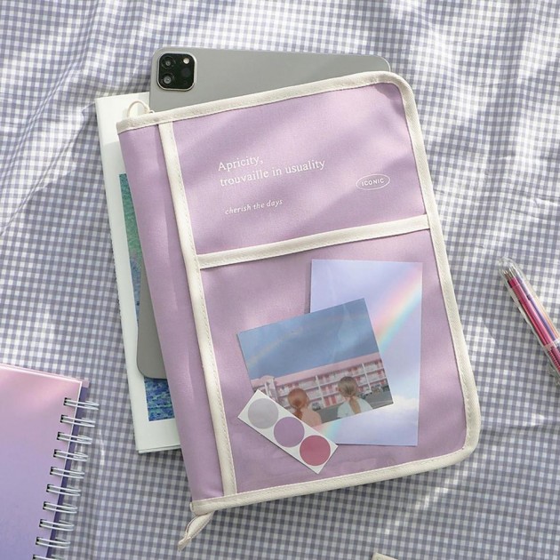 Cottony Book Cover - Lavender