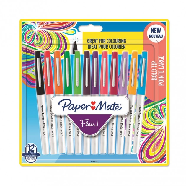 Flair Bold Paper Mate pens...