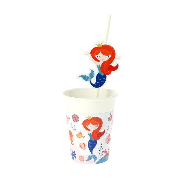 Sirena Coral Paper Cups