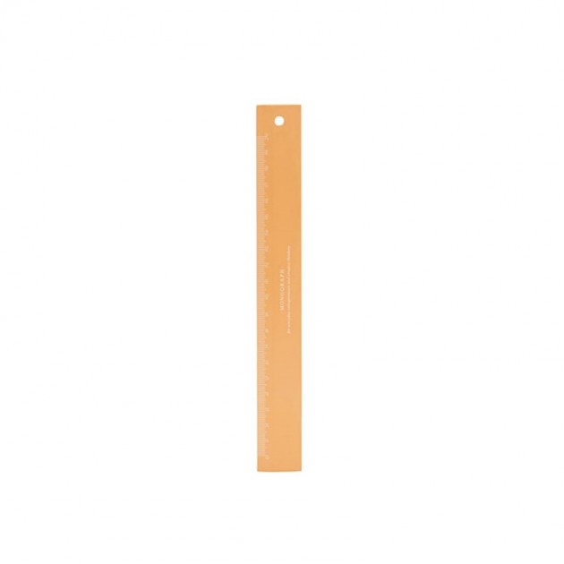 Wood Ruler - Orange