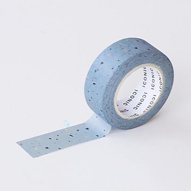 Masking Tape Blue Terrazzo