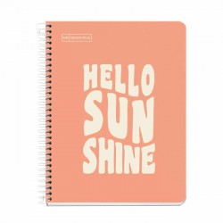 A5 Messages Notebook - Peach