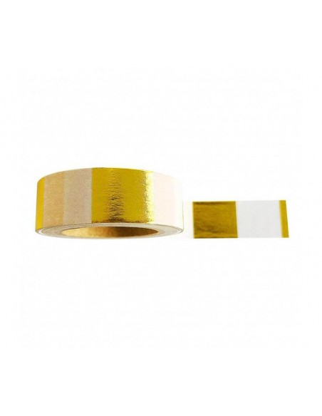 Washi Tape Goldfoil White