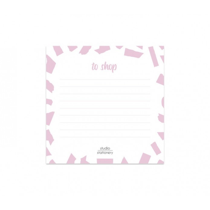 Bloc de notas Mini To Shop Pink Confetti