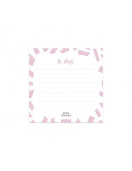 Bloc de notas Mini To Shop Pink Confetti
