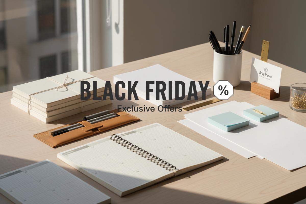 Black Friday en Billy Paper: papelería bonita y regalos con estilo para adelantarte a la Navidad
