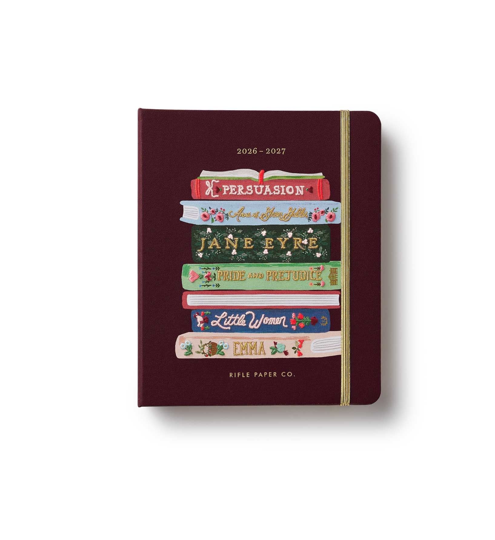 Agenda académica 17 meses Ladies Night Book Club de Rifle Paper Co, novedad de Billy Paper