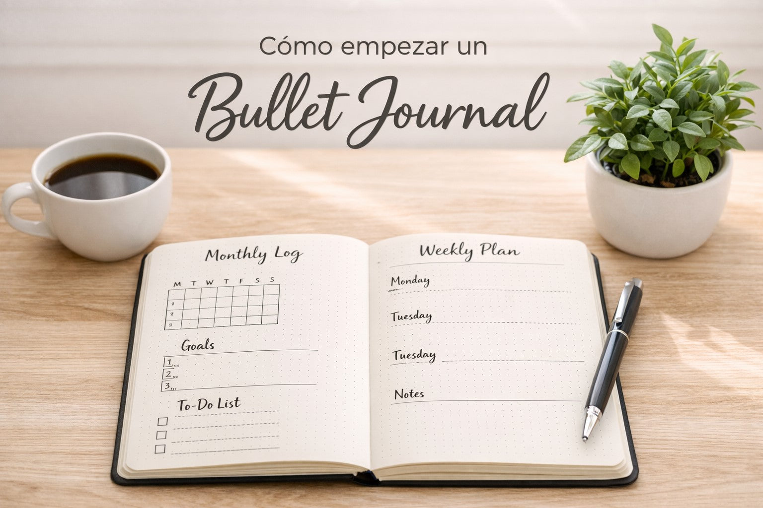 Cómo empezar un bullet journal desde cero (guía fácil para principiantes)