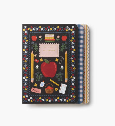 Pack de 3 libretas cosidas Schoolhouse de Rifle Paper Co
