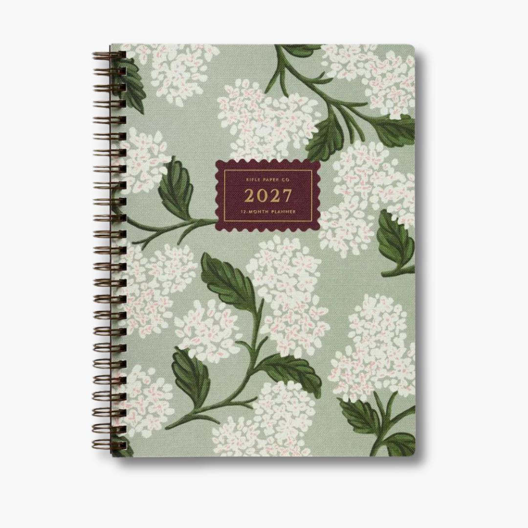 2027 Weekly Planner Sage Hydrangea - Rifle Paper Co