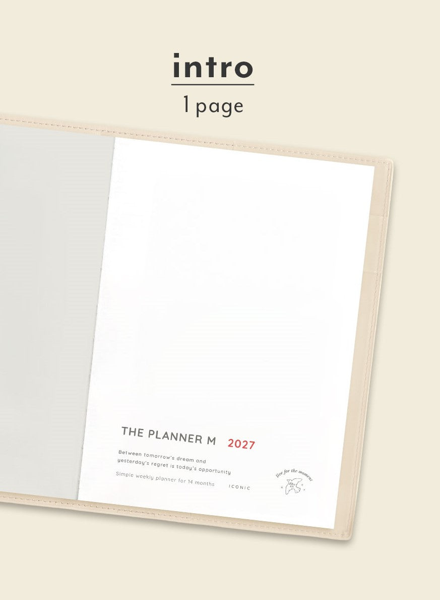 Agenda ICONIC The Planner M 2027 - Steel Blue