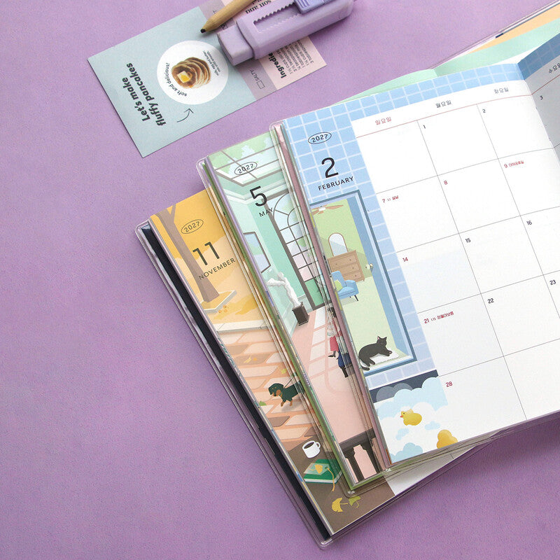Agenda ICONIC Día a Día 2027, colores disponibles