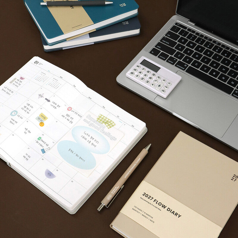 Agenda ICONIC Flow 2027, detalle de grabado
