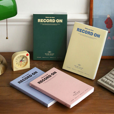 Agenda ICONIC Record On 2027 A5 color Moss Green