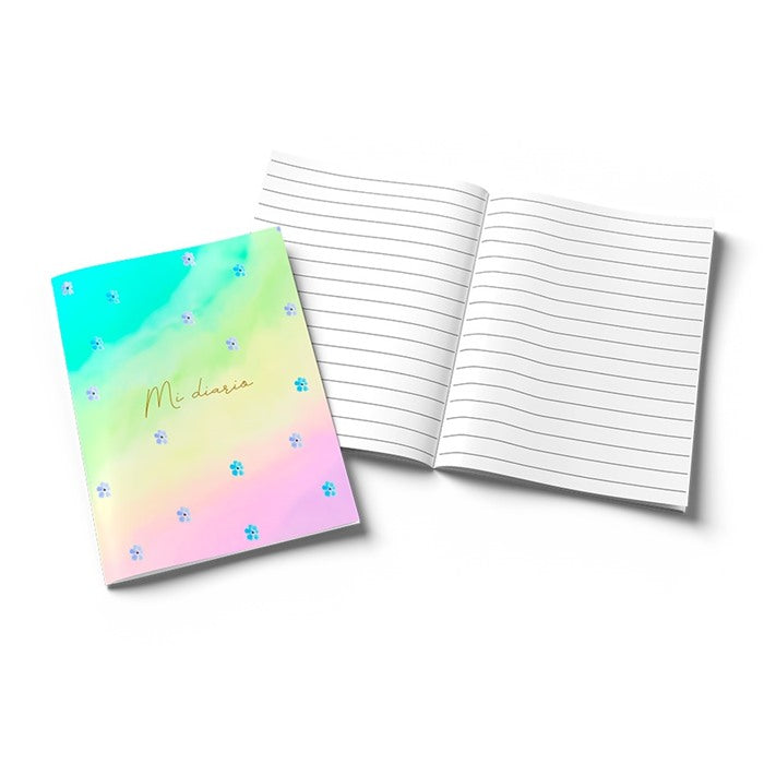Diario  A5 Rainbow