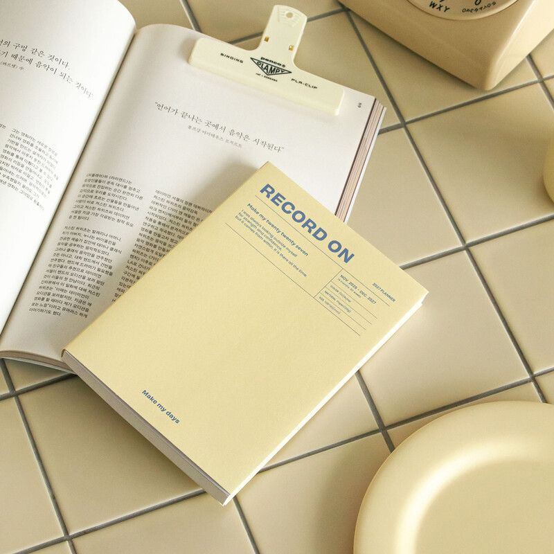 Agenda ICONIC Record On Free Weekly 2027 Serenity Blue, vista 4