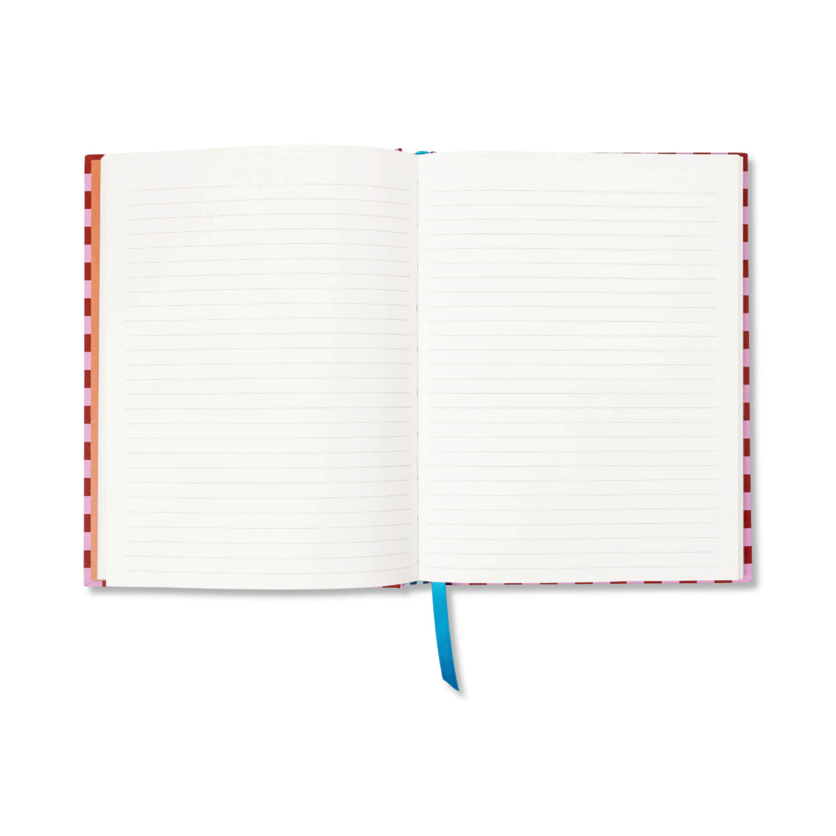 Cuaderno A Dopo Fish Journal abierto mostrando las paginas y el marcapaginas