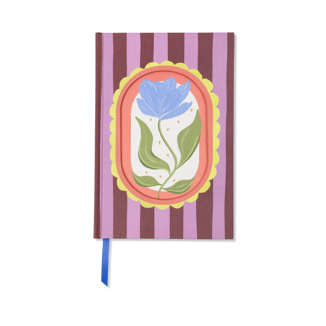 Cuaderno Framed Floral Magnolia Journal con flor de magnolia enmarcada