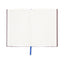 Cuaderno Framed Floral Magnolia Journal abierto mostrando las paginas rayadas