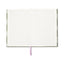 Cuaderno Framed Floral Coneflower Journal abierto mostrando las paginas rayadas
