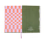 Detalle del marcapaginas de cinta del cuaderno Framed Floral Coneflower Journal