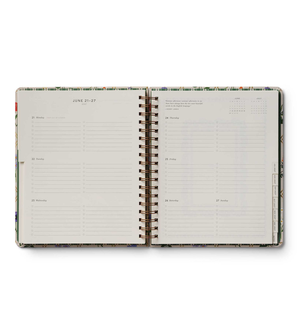Agenda 17 meses 2026-2027 Garden Study - Rifle Paper Co