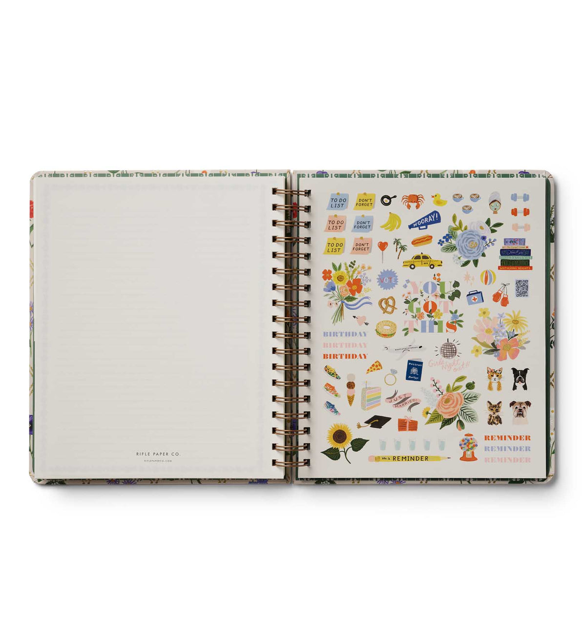 Agenda 17 meses 2026-2027 Garden Study - Rifle Paper Co