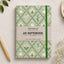 Cuaderno A5 Alljoy Design Garden Trellis con flores sobre enrejado verde