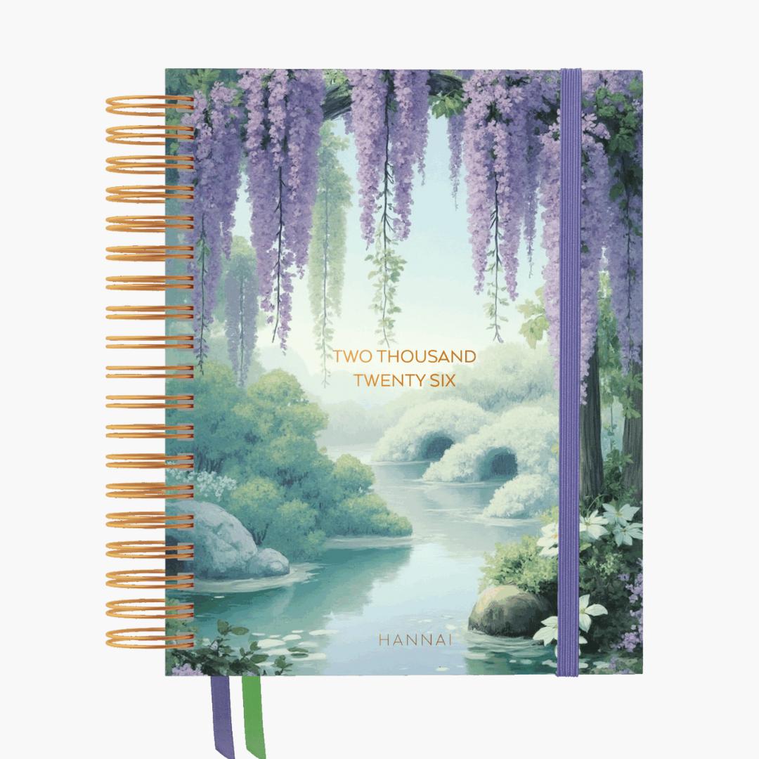 Agenda Wisteria Dreams 2026 Día Página