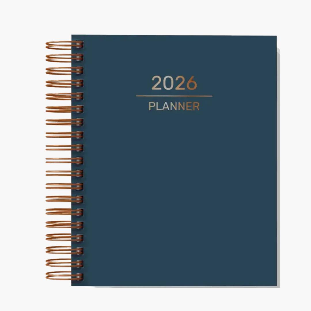 Agenda Master 2026 día página - Azul