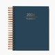 agenda 2026 con anillas y portada azul