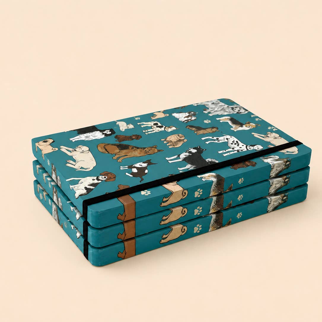 Cuaderno Dog Parade de Alljoy Design, vista 3