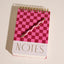 Bloc de notas grande Chunky Burgundy + Pink