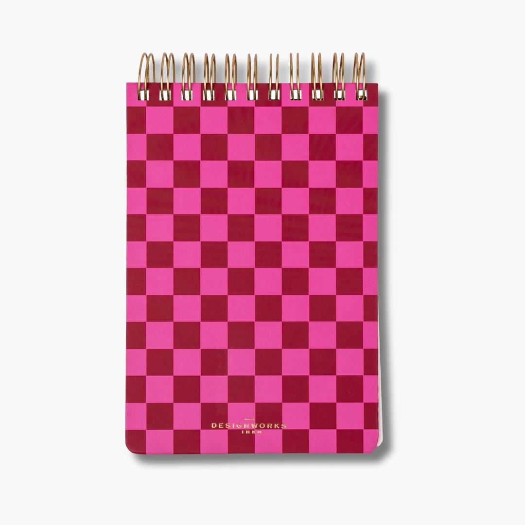 Bloc de notas grande Chunky Burgundy + Pink