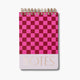 Bloc de notas grande Chunky Burgundy + Pink