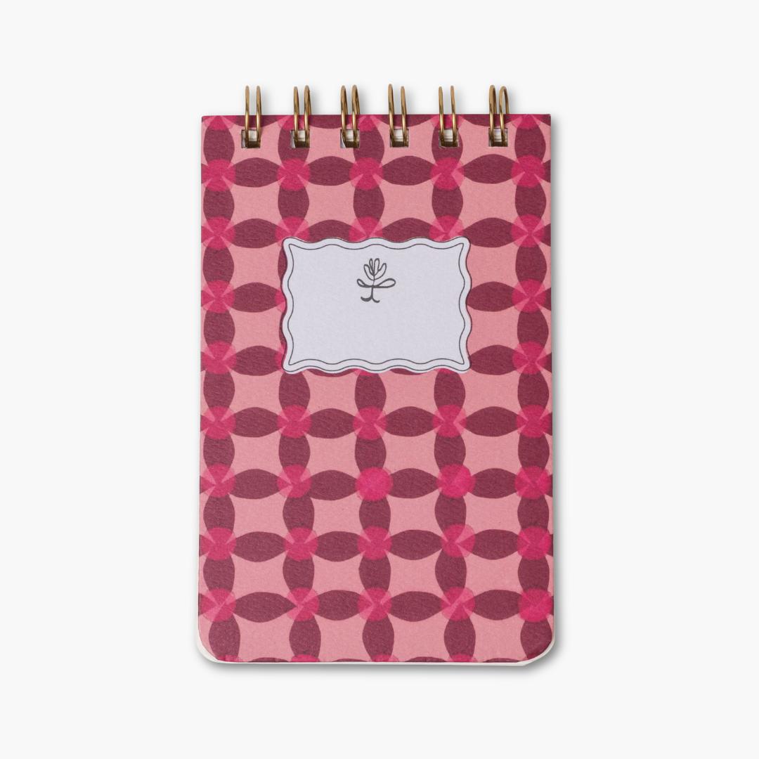 Tulip Pinwheel Pink Notepad | Billy Paper – Billy Paper