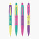Bolígrafo Compact Serie Sunset de MILAN en colores vibrantes, diseño moderno y ergonómico, ideal para escritura diaria.