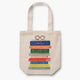 Bolsa de tela tote bag Book Club con diseño de libros clásicos de Rifle Paper Co.